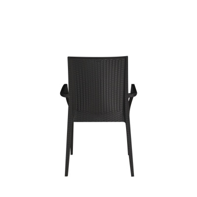 BISTROT-A πολυθρόνα κήπου polypropylene ΑΝΘΡΑΚΙ, 57x54xΗ89
