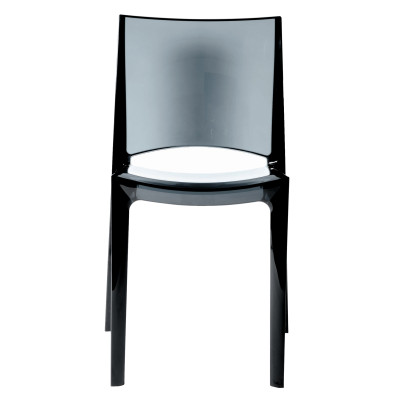 B-SIDE καρέκλα polycarbonate διαφ. ΑΝΘΡΑΚΙ, 48x50x82