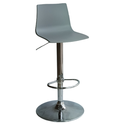 IMOLA σκαμπό ρυθμιζόμενo pc ΜΑΤ ΓΚΡΙ, 36x38xΗ82/104