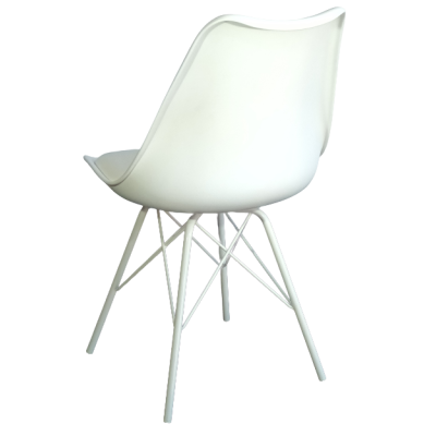 BERG-PP-M καρέκλα polypropylene ΛΕΥΚΗ, 52x49x82