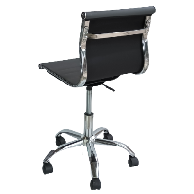 LIFE καρέκλα γραφείου ΔΕΡΜΑΤΙΝΗ ΓΚΡΙ / 39x43xΗ82-94