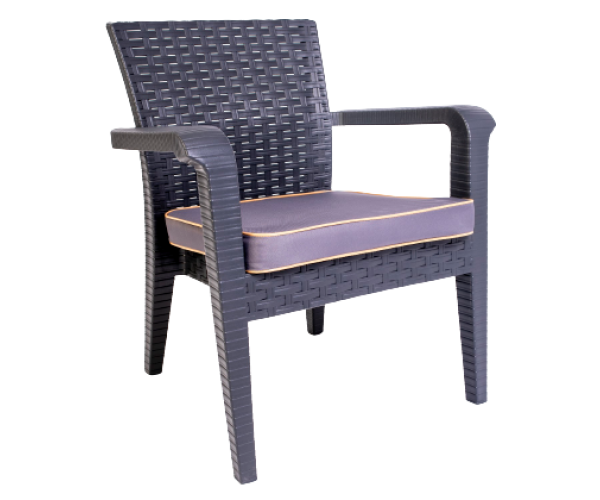ALASKA-P πολυθρόνα κήπου polypropylene ΑΝΘΡΑΚΙ, 62x66x80 ALASKA-P πολυθρόνα κήπου polypropylene ΑΝΘΡΑΚΙ, 62x66x80