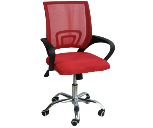 BY-017 πολυθρόνα γραφείου ύφασμα mesh ΚΟΚΚΙΝΗ, 57x55x86/96 BY-017 πολυθρόνα γραφείου ύφασμα mesh ΚΟΚΚΙΝΗ, 57x55x86/96