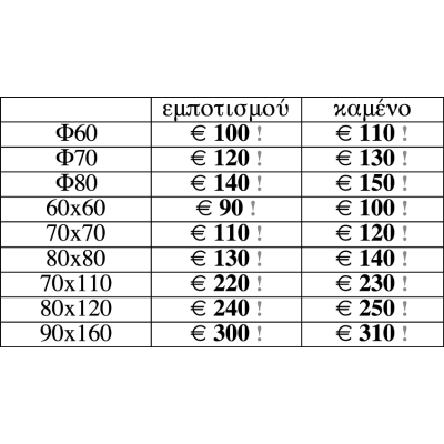 ΠΕΥΚΟ καπάκι 70x110x4