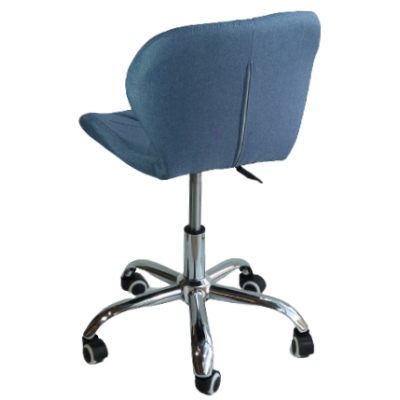 ZOZE-OF καρέκλα γραφείου ΥΦΑΣΜΑ ΜΠΛΕ / 49x51xH73-84