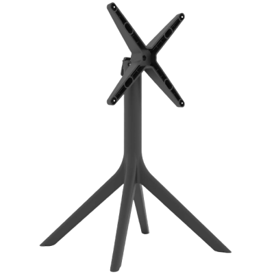 RITA-FOLDING βάση τραπεζιού pp ΑΝΘΡΑΚΙ, 74x74xH73