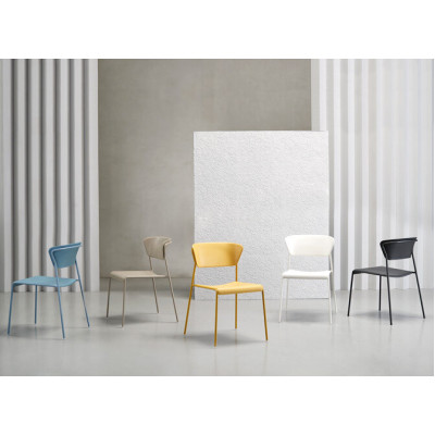 LISA-2865 καρέκλα μεταλλική με technopolymer ΧΡΩΜΑ ΕΠΙΛΟΓΗΣ, 51x54x76