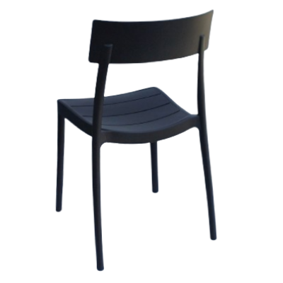 ROMA-C καρέκλα polypropylene ΑΝΘΡΑΚΙ, 49x49x82