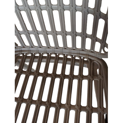 POSITATO-A πολυθρόνα κήπου polypropylene ΜΟΚΑ, 60x58xH81