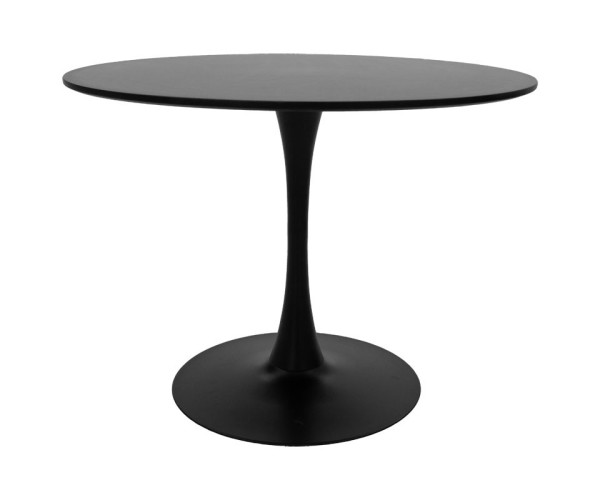 SIMPLE τραπέζι μεταλλικό με επιφάνεια mdf ΜΑΥΡΟ, Φ120xh75 SIMPLE τραπέζι μεταλλικό με επιφάνεια mdf ΜΑΥΡΟ, Φ120xh75