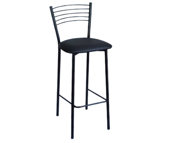 DANIELA-STOOL-B σκαμπό ψηλό μεταλλικό ΜΑΥΡΟ κάθισμα ΔΕΡΜΑΤΙΝΗ ΜΑΥΡΗ, 42x48xH106 DANIELA-STOOL-B σκαμπό ψηλό μεταλλικό ΜΑΥΡΟ κάθισμα ΔΕΡΜΑΤΙΝΗ ΜΑΥΡΗ, 42x48xH106