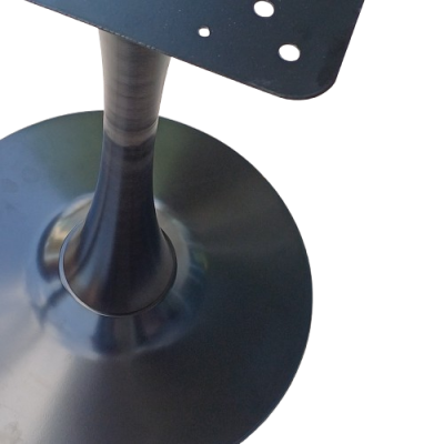 SIMPLE-BASE βάση μεταλλική ΜΑΥΡΗ / Φ50xΗ72