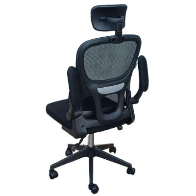 SUMI πολυθρόνα γραφείου σκελετός πλαστικός ΜΑΥΡΟΣ κάθισμα mesh ΜΑΥΡΟ / 63x60xH121-131