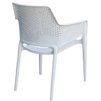 LUKA πολυθρόνα polypropylene ΛΕΥΚΟ / 62x60xH86