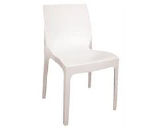 ROME καρέκλα polypropylene ματ ΛΕΥΚΟ, 54x52x81 ROME καρέκλα polypropylene ματ ΛΕΥΚΟ, 54x52x81