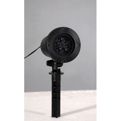 Led Προβολέας - Προτζέκτορας Με Εφέ Χιονονιφάδα ,ip44 Με Βάση