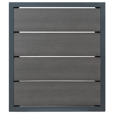 Παραλ/μο Τραπέζι Αλουμινίου Με Γκρί Pollywood 154 x 84 x 72(H)cm