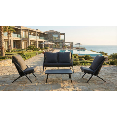 Καθιστικό Σέτ Αλουμινίου ,4 Τεμαχίων 