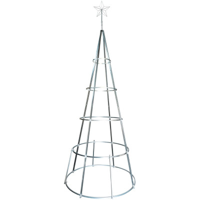 Χριστουγεννιάτικο Δέντρο Ring Style Terra Καρφωτό Με Μεταλλικό Γαλβανισμένο Σκελετό 8 Μέτρα
