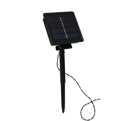 100Led Φωτάκια Με Ηλιακό Πάνελ , 8 Προγράμματα Και Μετασχηματιστή Ip44, Πράσινο Καλώδιο/Θερμό Λαμπάκι (10cm Απόσταση) 10 Μέτρα (Kelvin: 2.500 - 3.000)