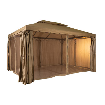 Τέντα Σκίασης 300 x 400 x 260(h)cm Με Μεγάλο Αεραγωγό Και Σκελετό Αλουμινίου φ80mm