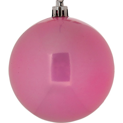 Πλαστική Περλέ Χριστουγεννιάτικη Μπάλα 10cm,Σέτ/4