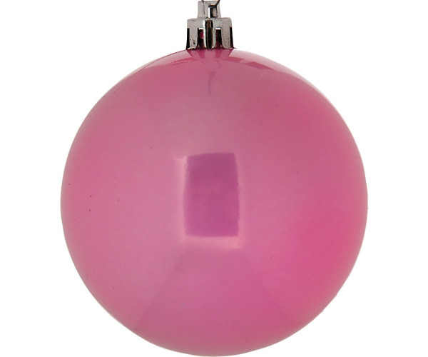 Πλαστική Περλέ Χριστουγεννιάτικη Μπάλα 10cm,Σέτ/4