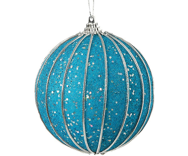 Πλαστική Χριστουγεννιάτικη Μπάλα 8cm,Σέτ/6