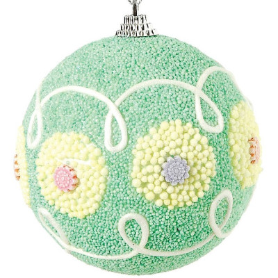 Πλαστική Χριστουγεννιάτικη Μπάλα 8cm ,Σέτ/6