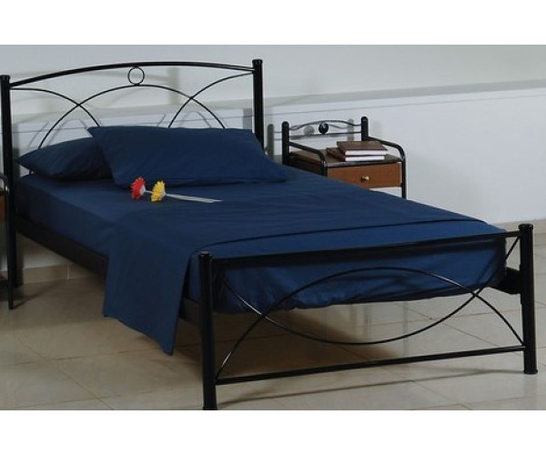 Μονό Μεταλλικό Κρεβάτι Βέλος 198 x 98cm Μονό Μεταλλικό Κρεβάτι Βέλος 198 x 98cm