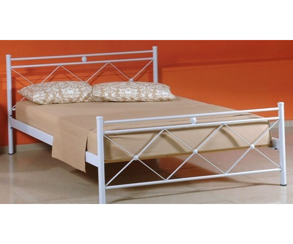 Υπέρδιπλο Μεταλλικό Κρεβάτι Χιαστί 208 x 158cm Υπέρδιπλο Μεταλλικό Κρεβάτι Χιαστί 208 x 158cm