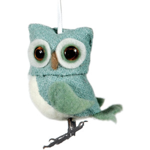 Λούτρινο Κρεμαστό Χριστουγεννιάτικο Στολίδι 8cm