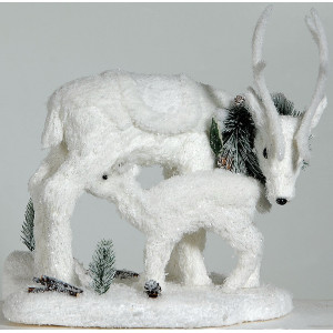 Χριστουγεννιάτικο Διακοσμητικό Ελάφι 34 x 20 x 30(h)cm