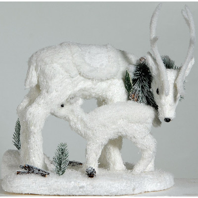 Χριστουγεννιάτικο Διακοσμητικό Ελάφι 34 x 20 x 30(h)cm