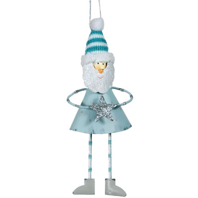 Μεταλλικό Κρεμαστό Χριστουγεννιάτικο Στολίδι 16cm