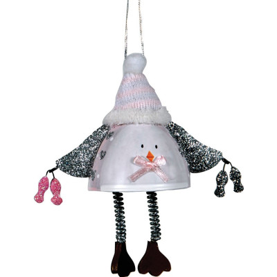 Μεταλλικό Κρεμαστό Χριστουγεννιάτικο Στολίδι 12cm