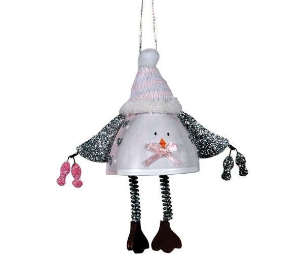 Μεταλλικό Κρεμαστό Χριστουγεννιάτικο Στολίδι 12cm