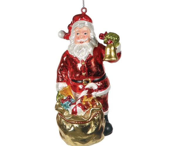 Πήλινο Κρεμαστό Χριστουγεννιάτικο Στολίδι 12cm