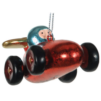 Πήλινο Κρεμαστό Χριστουγεννιάτικο Στολίδι 7cm