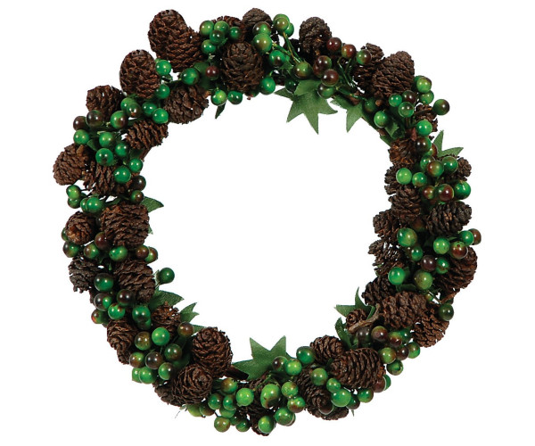 Χριστουγεννιάτικο Διακοσμητικό Στεφάνι 12cm