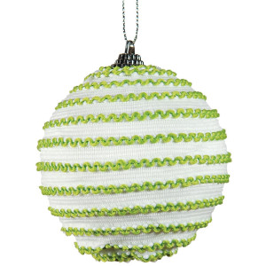 Πλαστική Χριστουγεννιάτικη Μπάλα 8cm,Σέτ/6