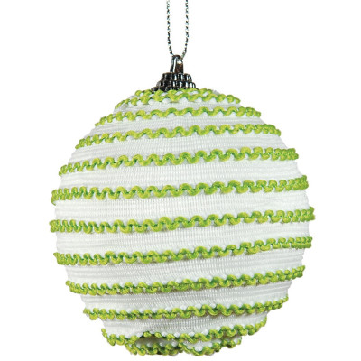 Πλαστική Χριστουγεννιάτικη Μπάλα 8cm,Σέτ/6