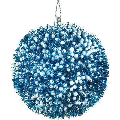 Πλαστική Χριστουγεννιάτικη Μπάλα 10cm,Σέτ/6