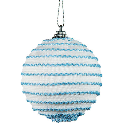 Πλαστική Χριστουγεννιάτικη Μπάλα 10cm,Σέτ/6