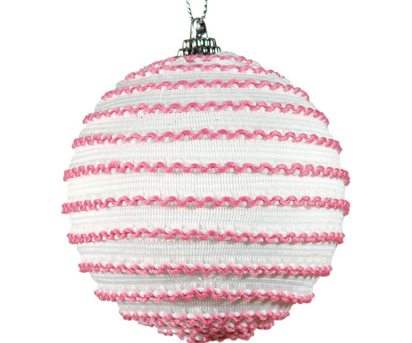 Πλαστική Χριστουγεννιάτικη Μπάλα 10cm,Σέτ/6