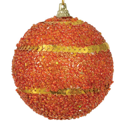 Πλαστική Χριστουγεννιάτικη Μπάλα 8cm,Σέτ/6