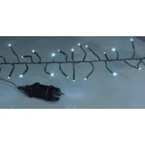 400Led Λαμπάκια Φοίνικας Ip44 ,Με Πράσινο Καλώδιο/Λευκό Λαμπάκι , 6,7 Μέτρα (Kelvin: 6.000 - 10.000)