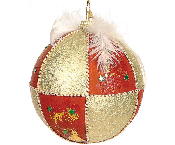 Χριστουγεννιάτικη Μπάλα Φελιζόλ 9cm