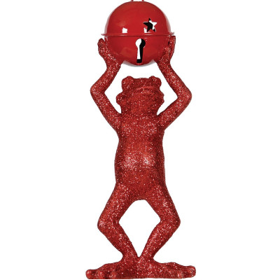 Κρεμαστό Χριστουγεννιάτικο Στολίδι 18cm, Με Glitter