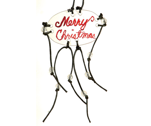 Ακρυλικό Κρεμαστό Χριστουγεννιάτικο Στολίδι 13cm